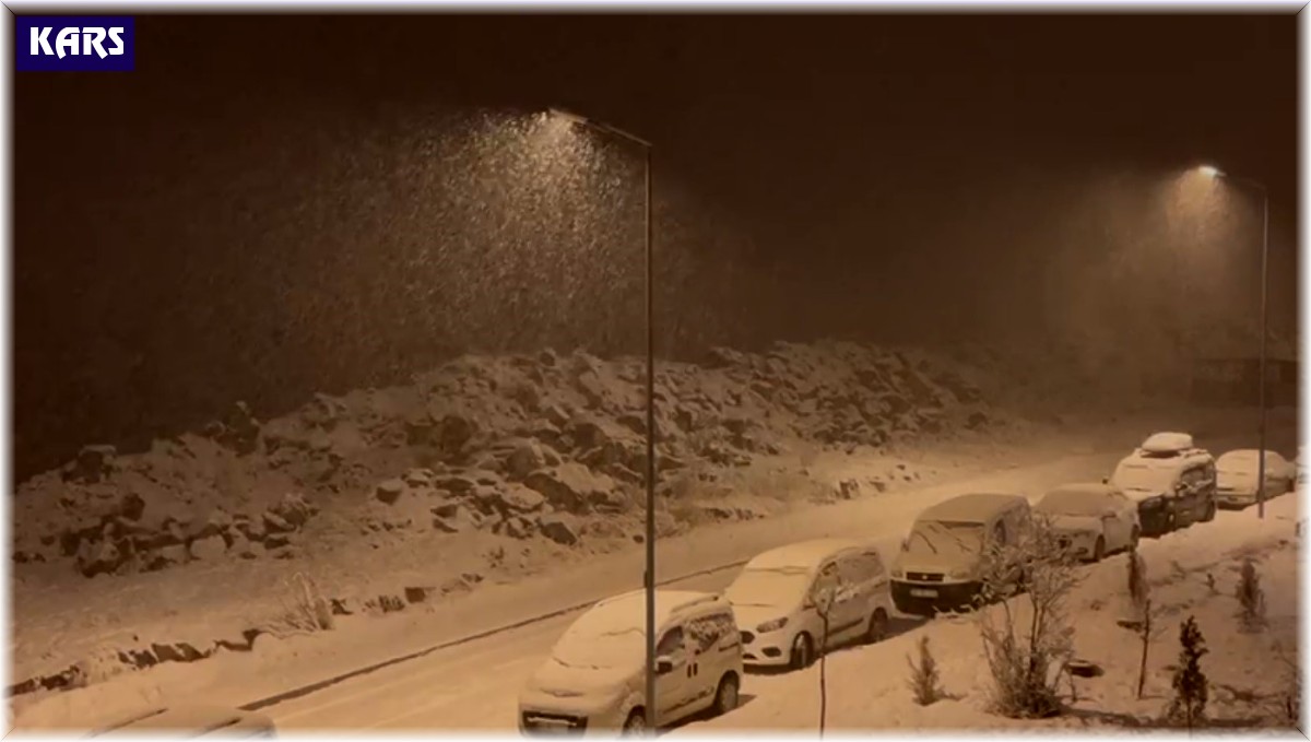 Sarıkamış güne karla başladı