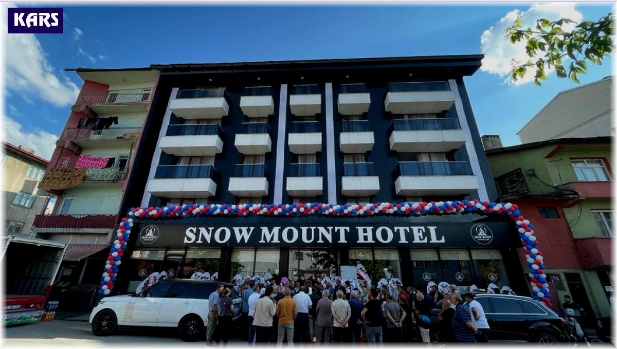 Sarıkamış İlçe Merkezinde 3 Yıldızlı Snow Mount Hotel Hizmete Girdi
