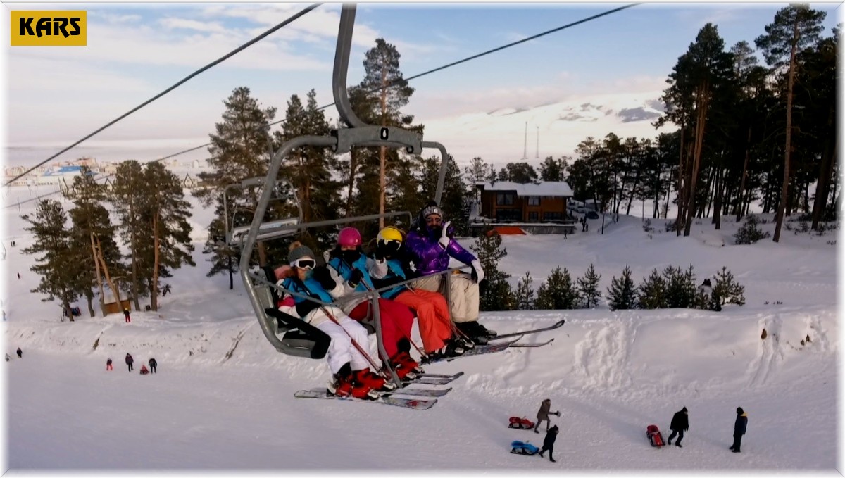 Sarıkamış Kayak Merkezi havadan görüntülendi