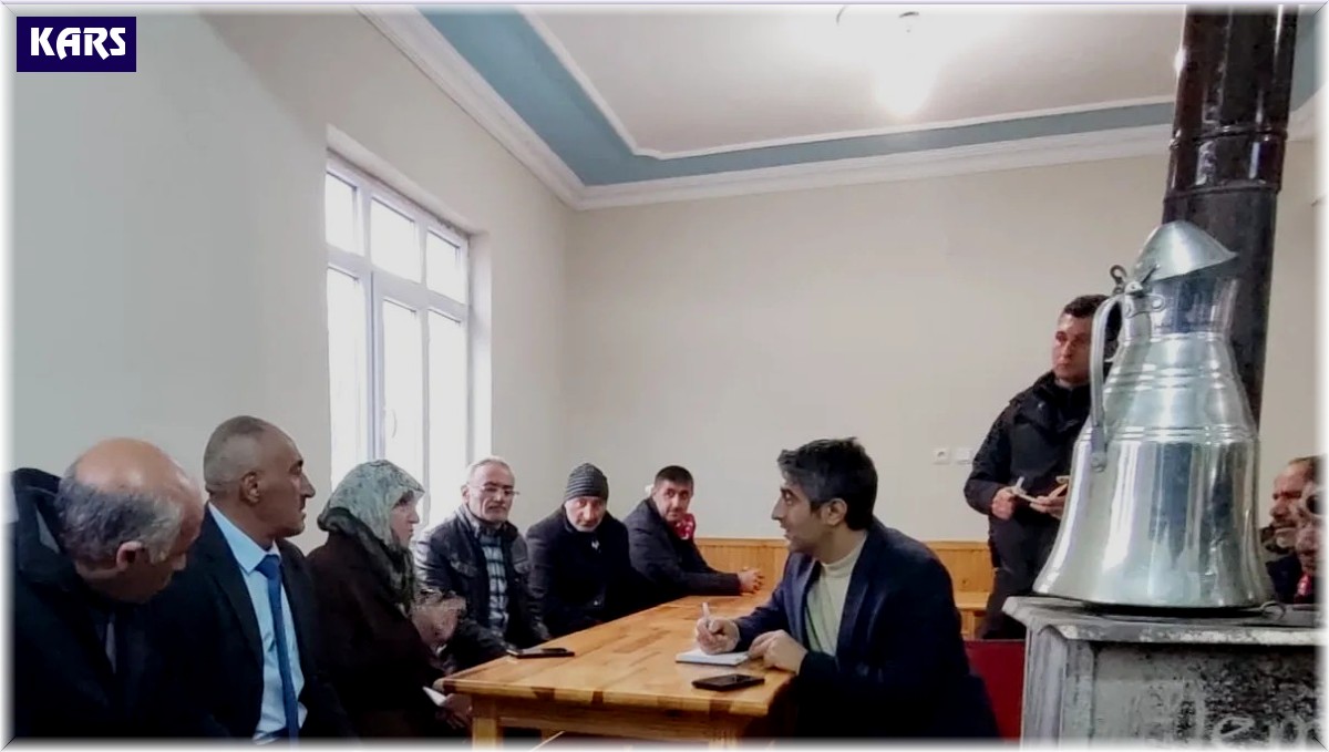 Sarıkamış kaymakamı vatandaşlarla buluştu