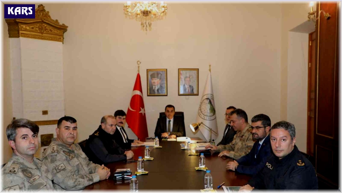 Sarıkamış şehitleri etkinliği güvenlik toplantısı yapıldı