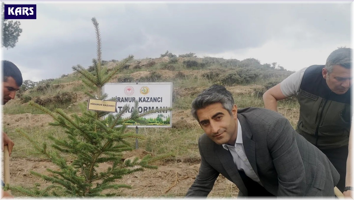 Sarıkamış'ta fidanlar toprakla buluştu