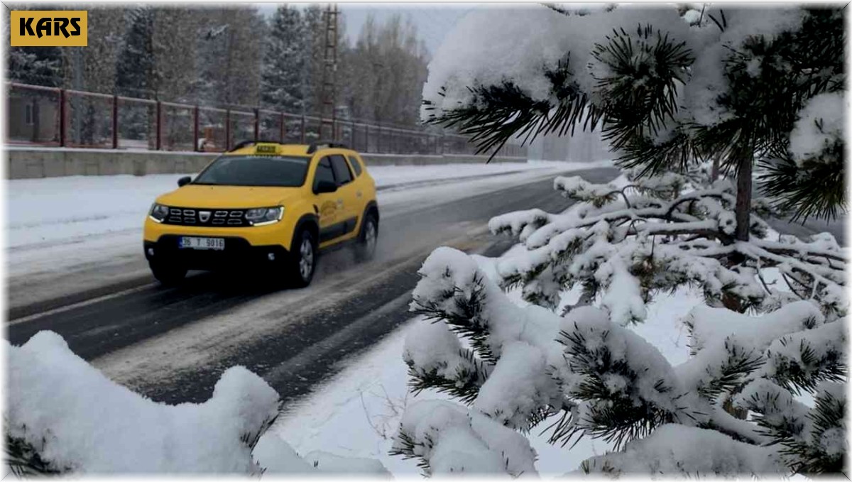 Sarıkamış'ta kar sevinci