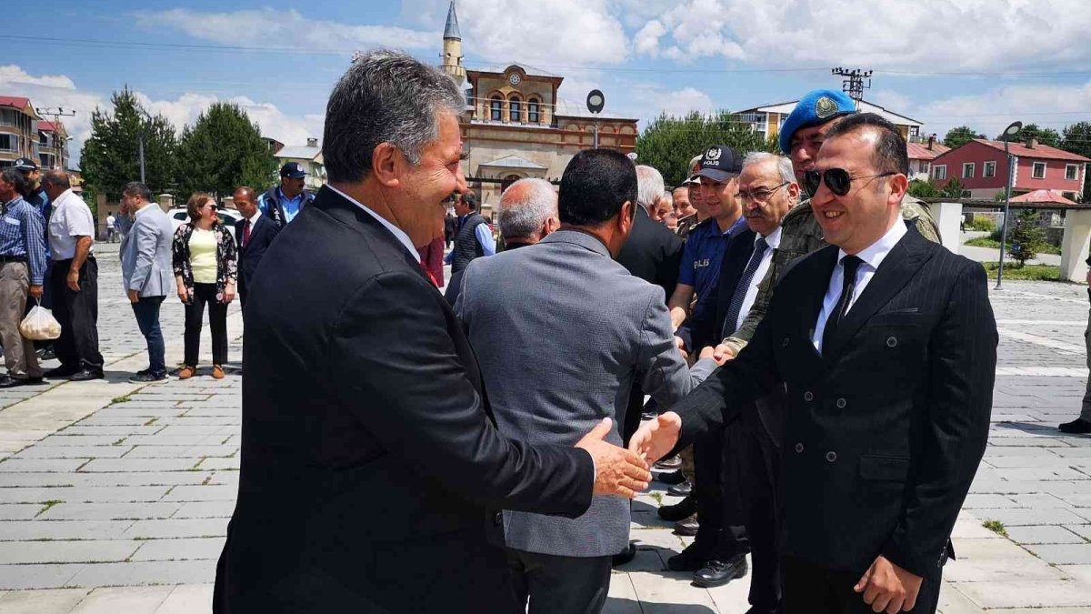 Sarıkamış'ta protokol bayramlaştı