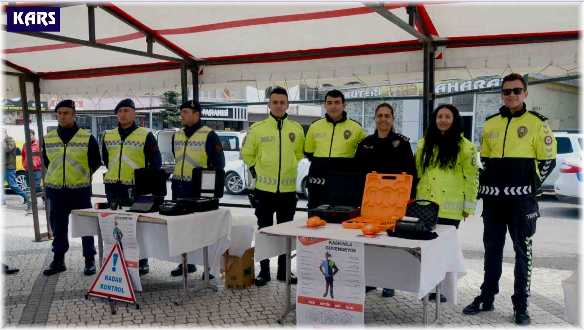 Sarıkamış'ta Trafik Haftası etkinliği düzenlendi