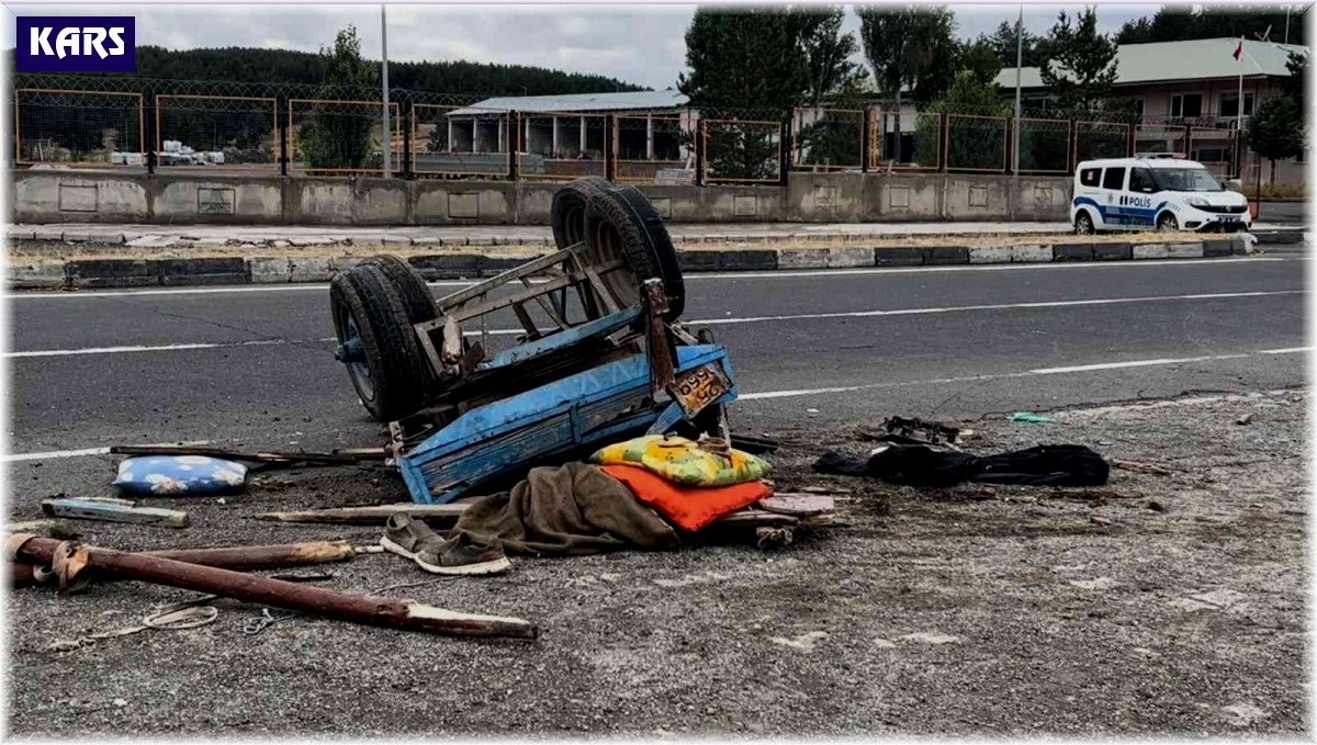 Sarıkamış'ta trafik kazası: 1 yaralı