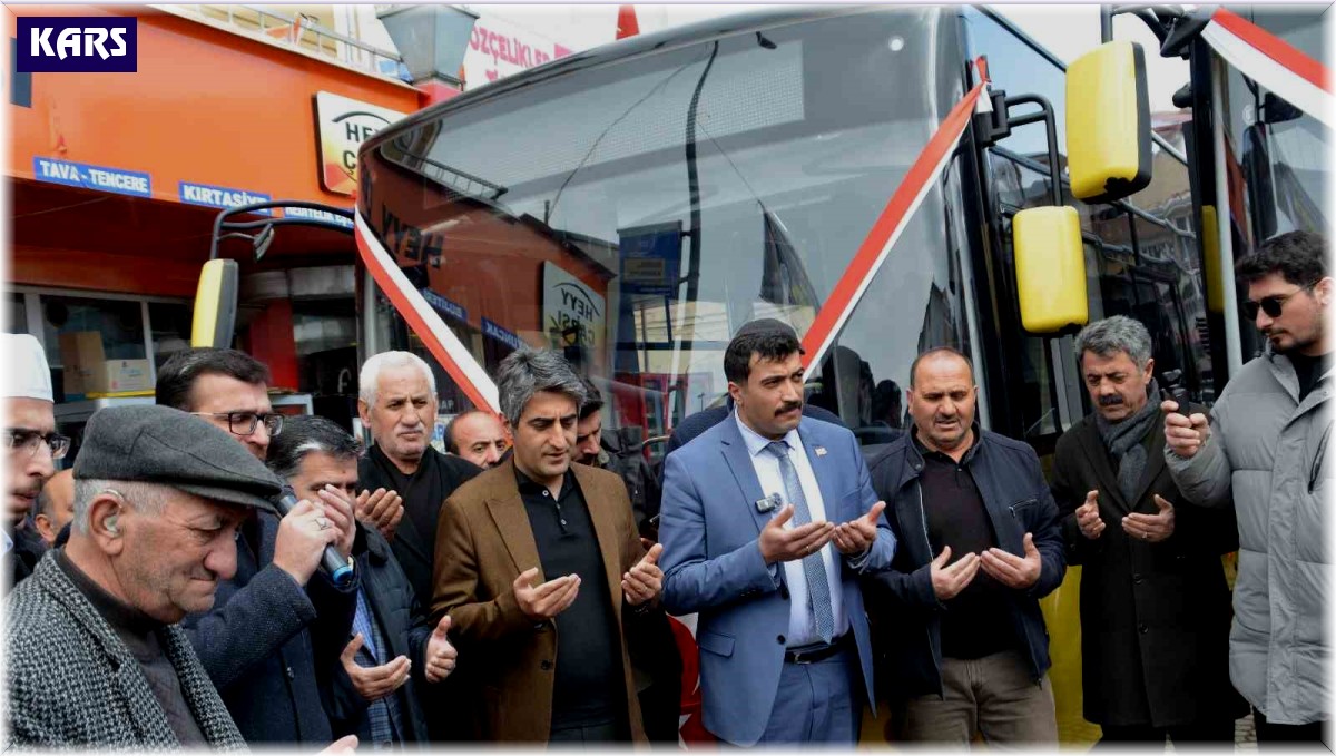 Sarıkamış'ta Yeni otobüsler hizmete girdi
