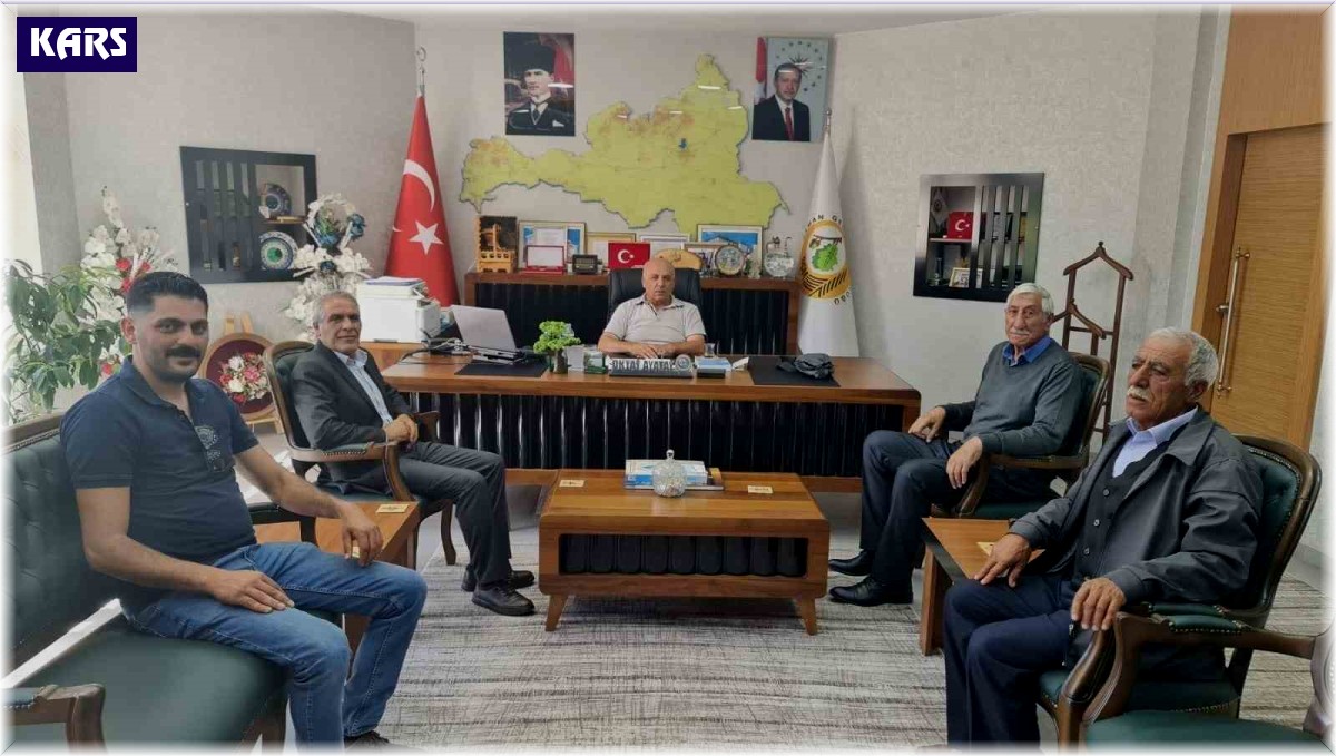 Sarıkamışlı kooperatifçilerden Ayatay'a ziyaret