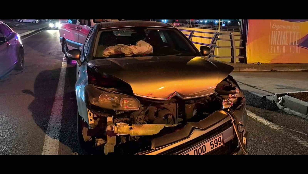 Şehir hastanesi kavşağında zincirleme kaza