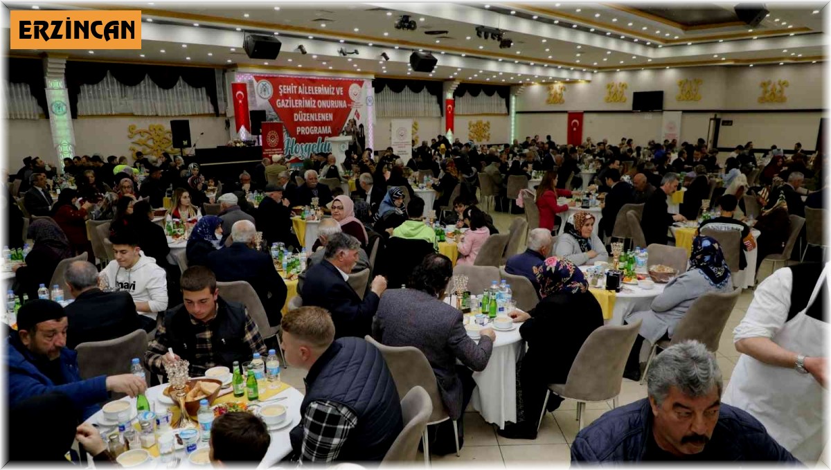 Şehit aileleri ile gaziler onuruna iftar verildi