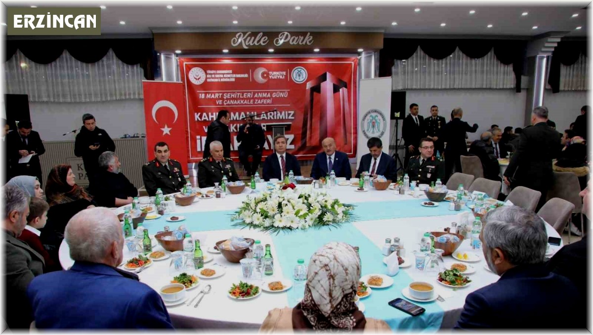 Şehit aileleri ve gaziler iftar programında buluştu