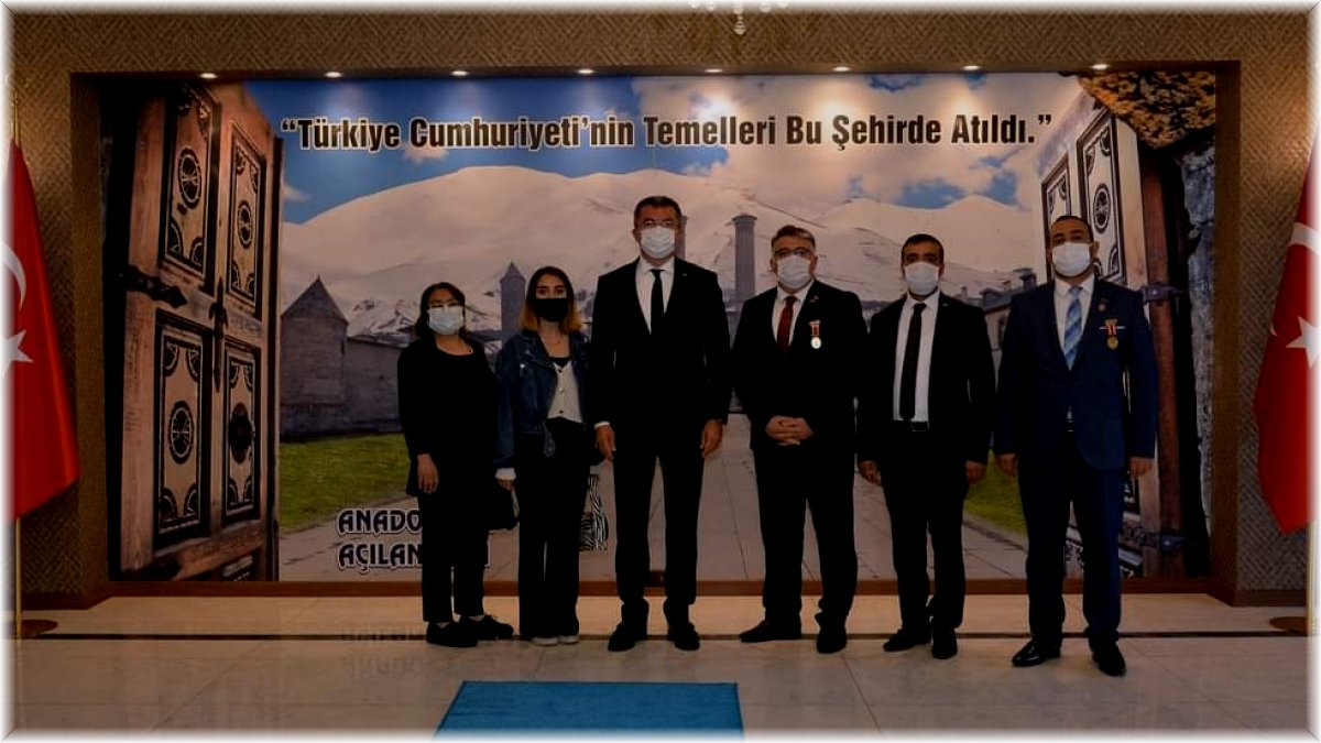 Şehit Aileleri ve Gazilerden Vali Memiş’e ziyaret