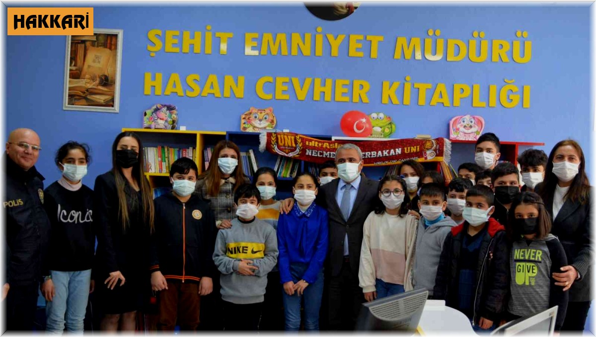 Şehit Emniyet Müdür Yardımcısı Cevher'in ismi kütüphaneye verildi