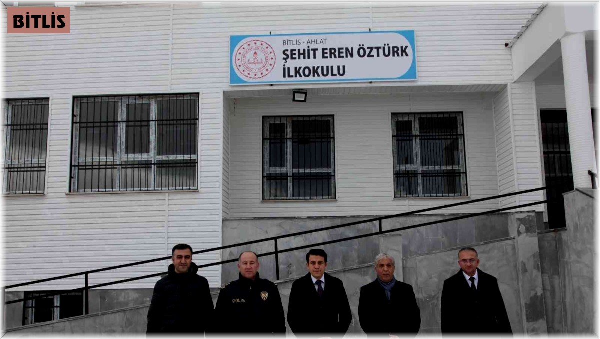 Şehit Eren Öztürk'ün ismi okulda yaşatılacak