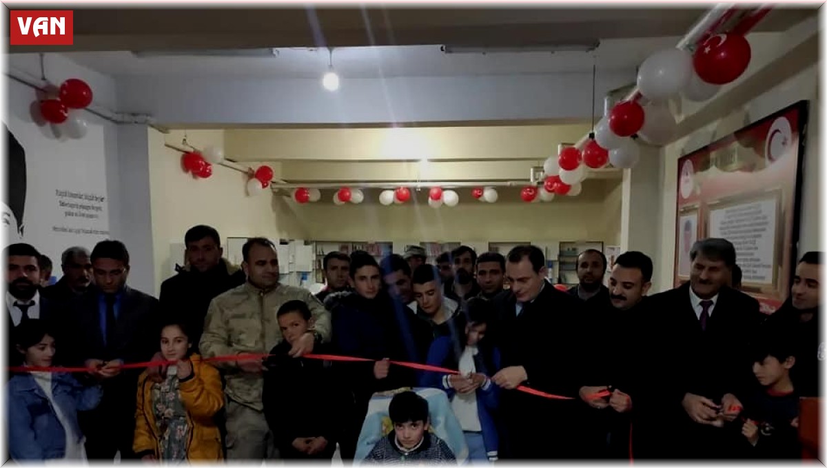 Şehit Güvenlik Korucusu Nusret Yalçın Kütüphanesi törenle açıldı