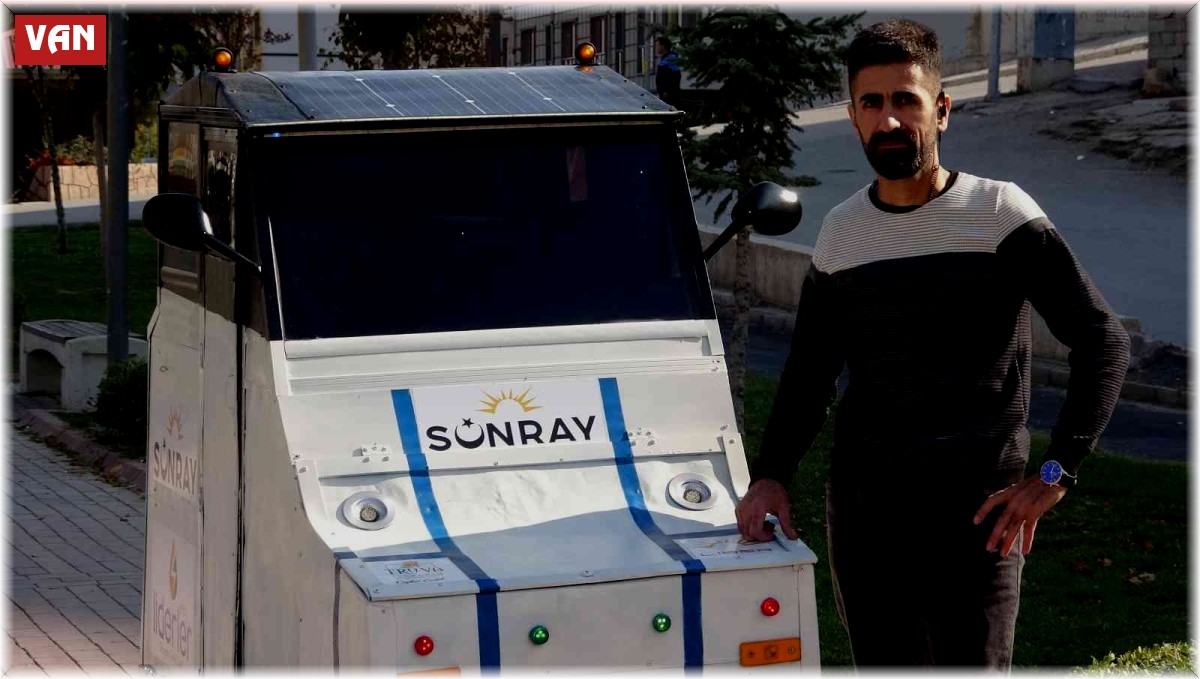 Şehit kardeşi, geri dönüşüm malzemeleriyle elektrikli araç üretti