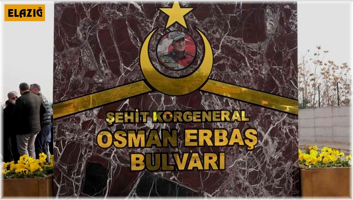 Şehit Korgeneral Osman Erbaş'ın adının verildiği bulvar açılışına katılan eşinin sözleri duygulandırdı