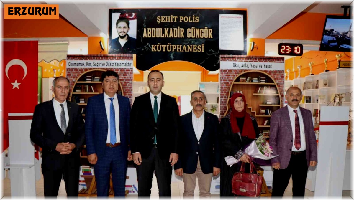Şehit polis Abdulkadir Güngör'ün ismi kütüphanede yaşatılacak