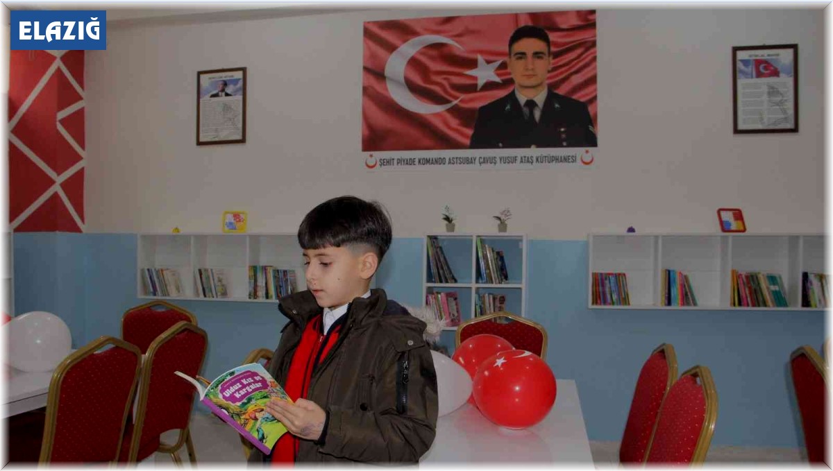 Şehit Yusuf Ataş'ın ismi okuduğu okulun kütüphanesinde yaşatılacak