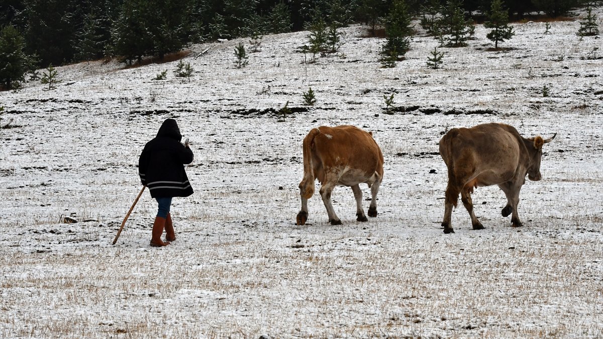 "Şehitler diyarı" Sarıkamış beyaza büründü