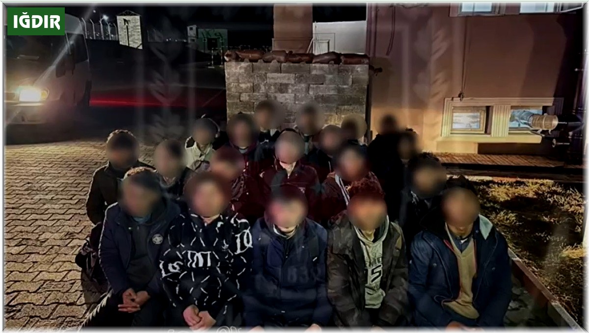 Şehre kaçak girmeye çalışan Afgan göçmenler termal kamera ile yakalandı