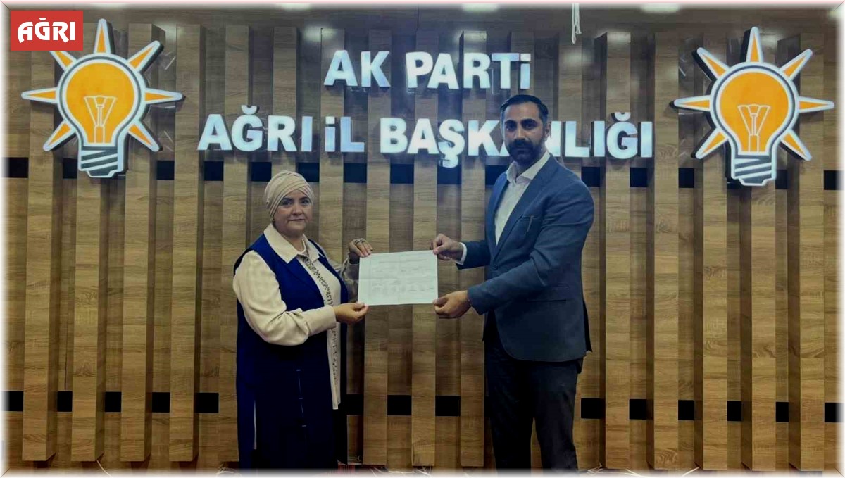 Selim Alpaslan’dan boşalan Ağrı Belediyesi Meclis Üyeliği’ne Besra Şimşek getirildi