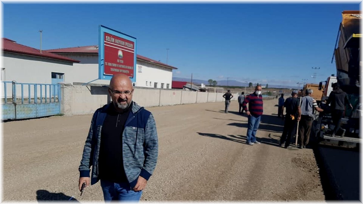 Selim Belediyesi’nde yol çalışmaları hızlandırıldı