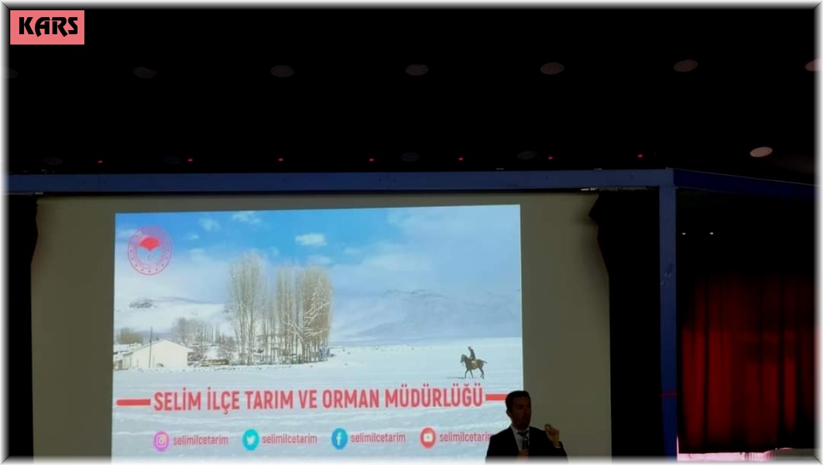 Selim'de yonca yetiştiriciliği toplantısı yapıldı