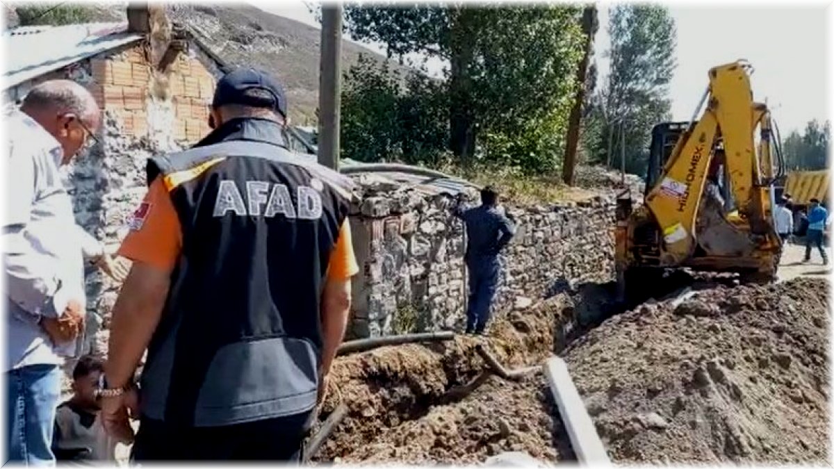 Selin vurduğu köyde hasar tespit çalışması başladı