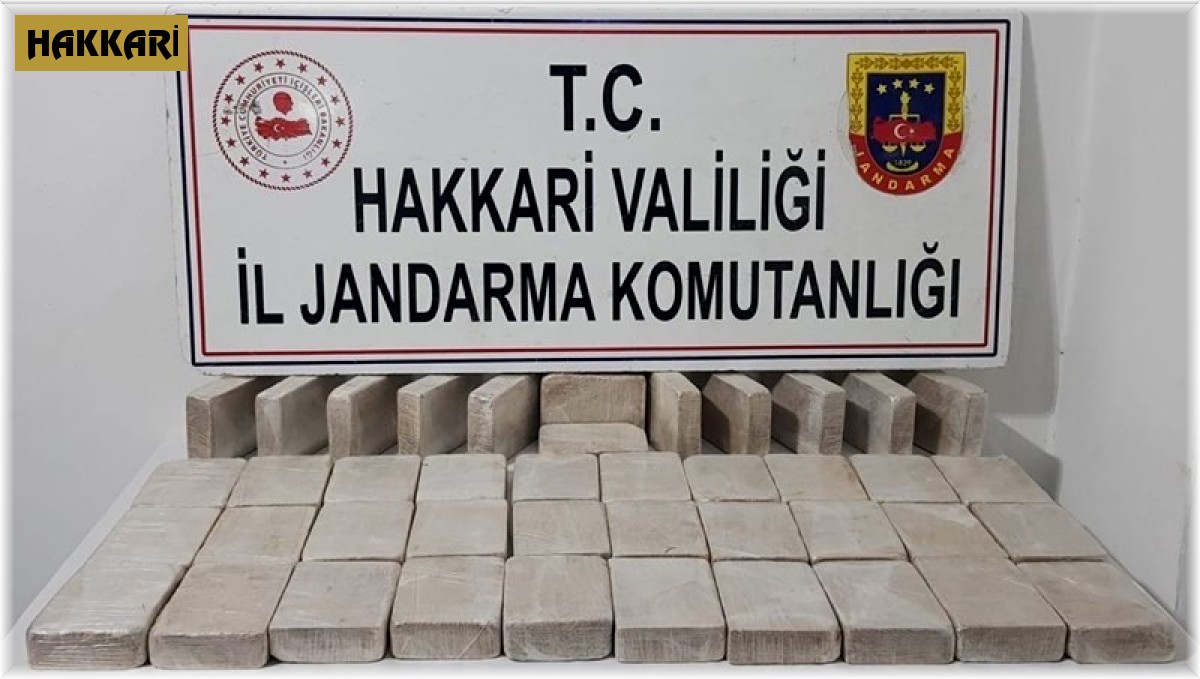Şemdinli'de 44 kilo eroin ele geçirildi
