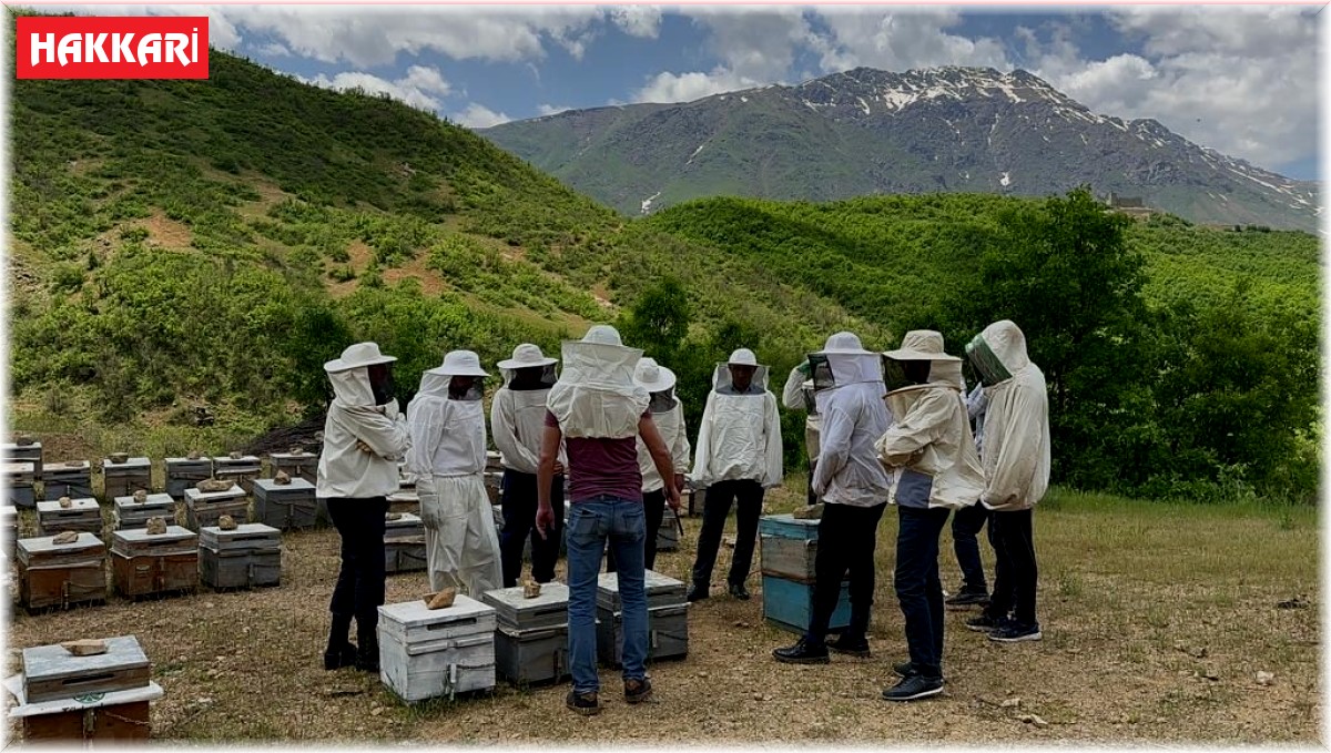 Şemdinli'de arıcılık kursuna yoğun ilgi