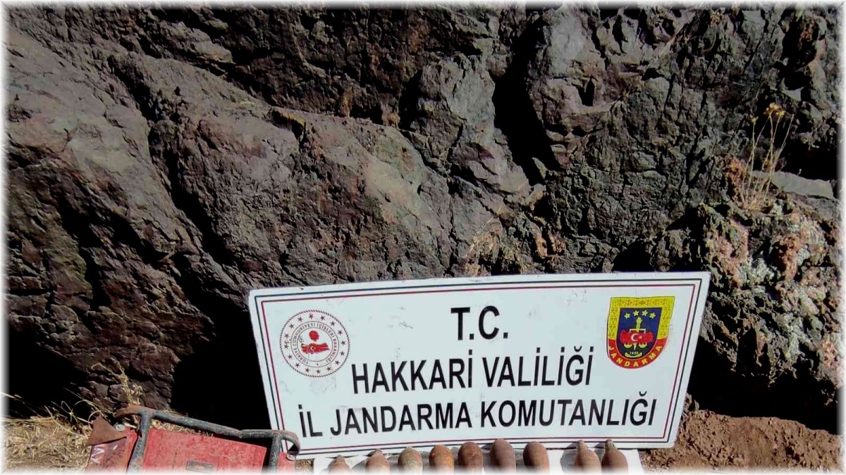 Şemdinli'de çok sayıda mühimmat ele geçirildi