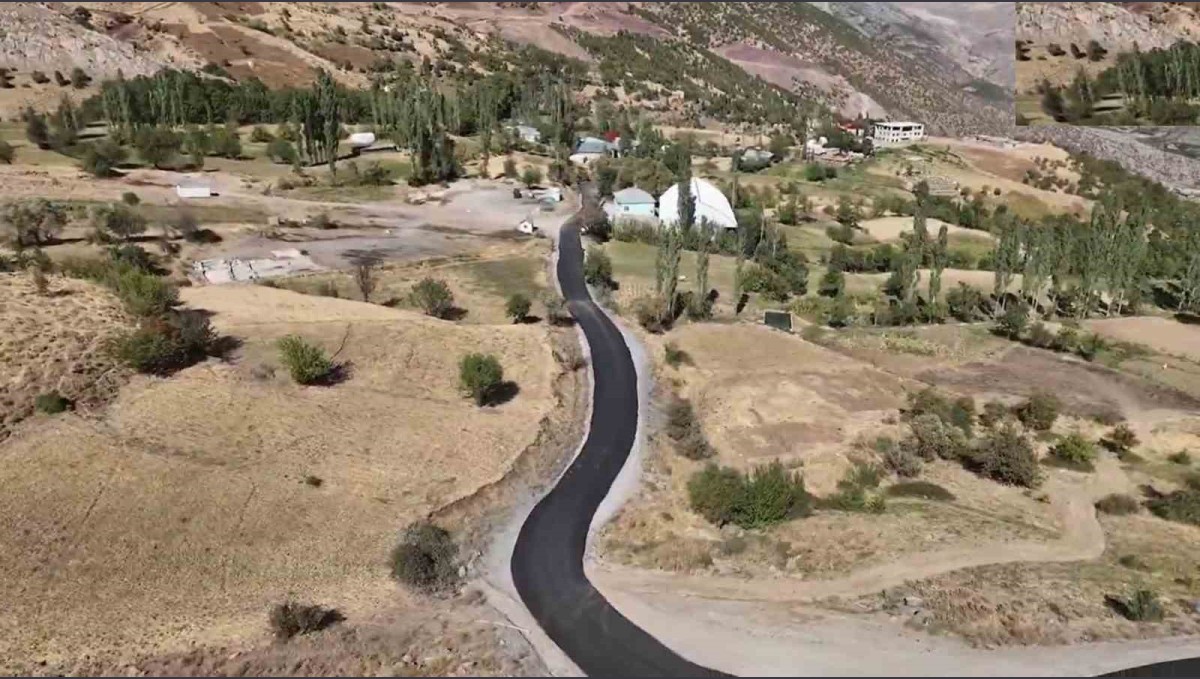 Şemdinli'de grup köy yolu asfaltlandı