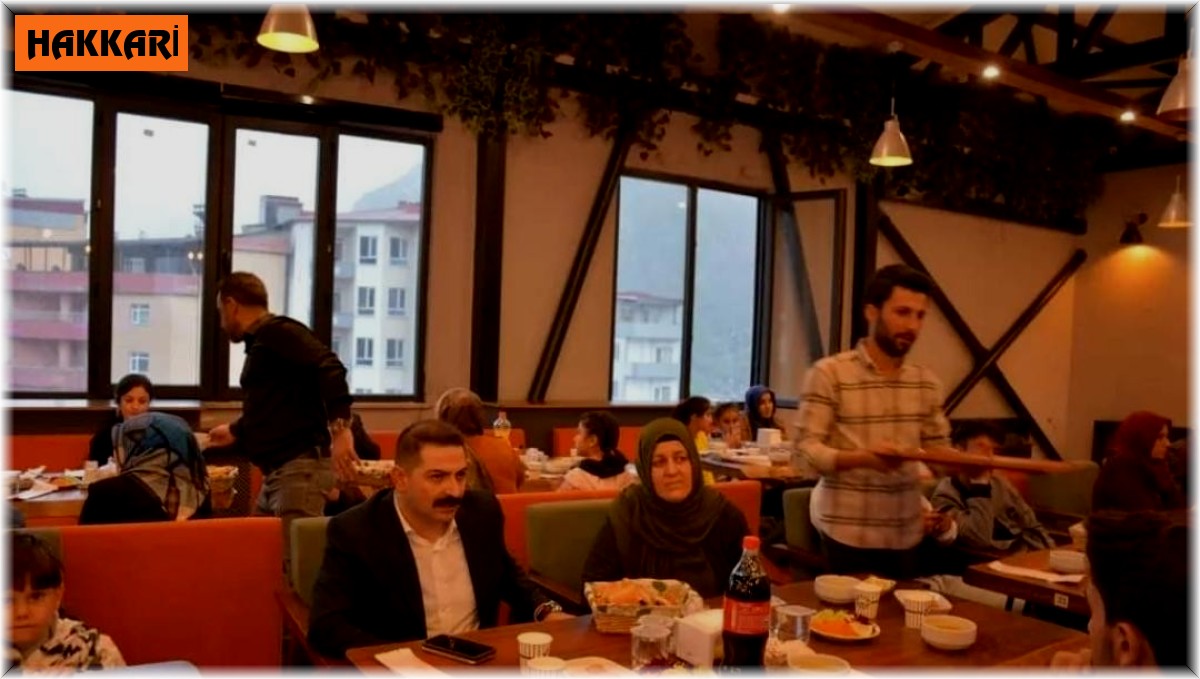 Şemdinli'de şehit ve gazi aileleri iftarda bir araya geldi