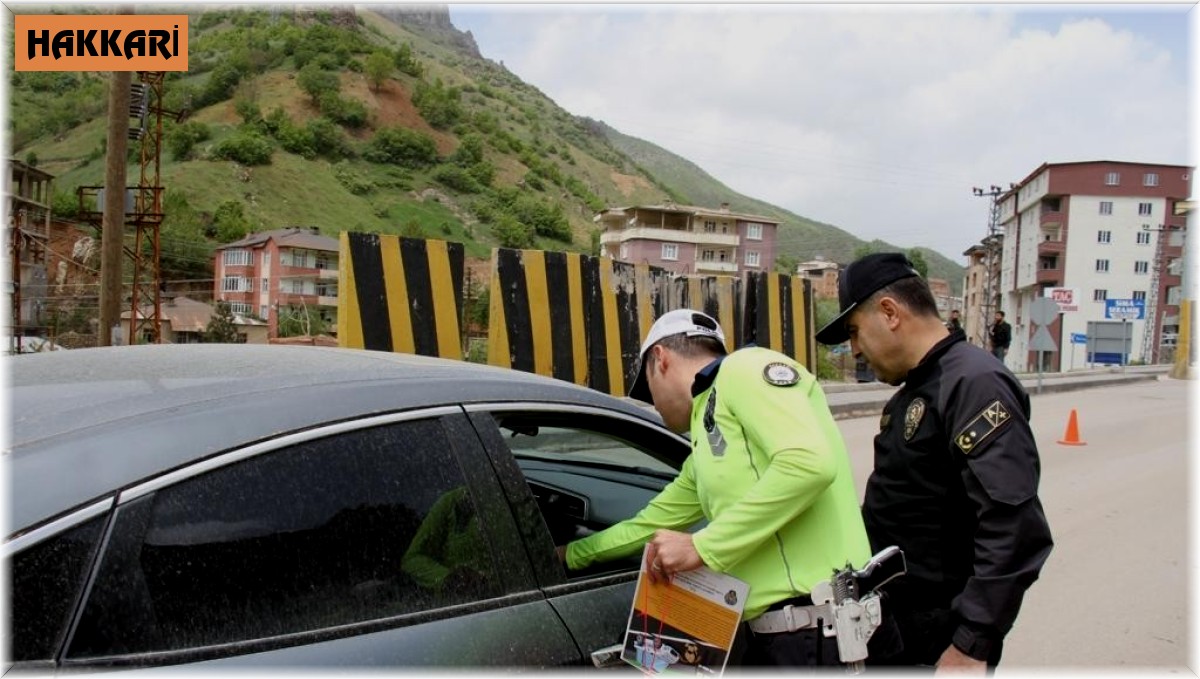 Şemdinli de trafik haftası etkinliği yapıldı