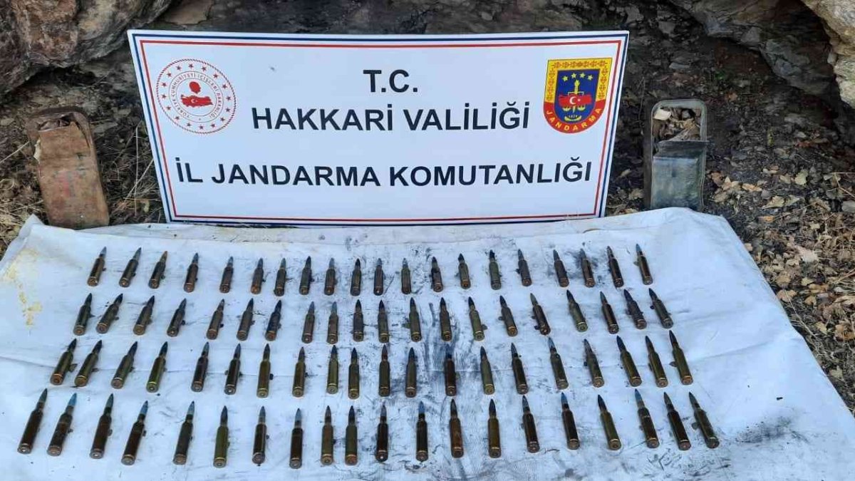 Şemdinli'de uçaksavar mühimmatı ele geçirildi