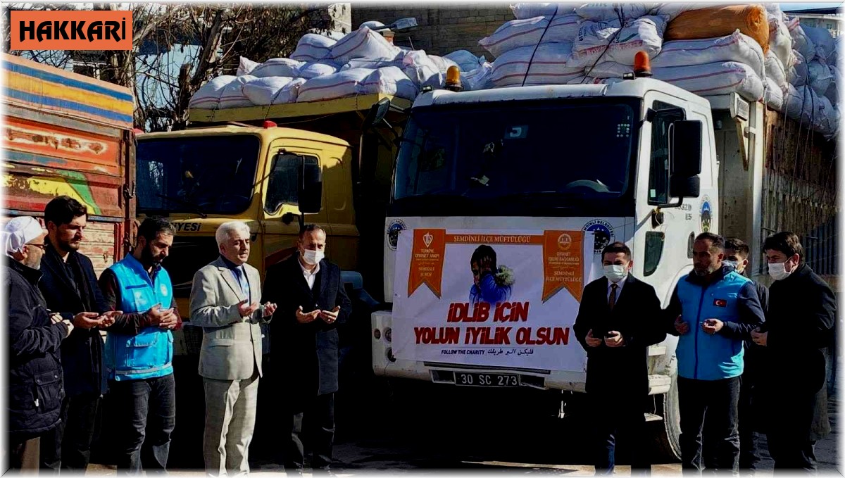 Şemdinli'den İdlib'e iyilik eli