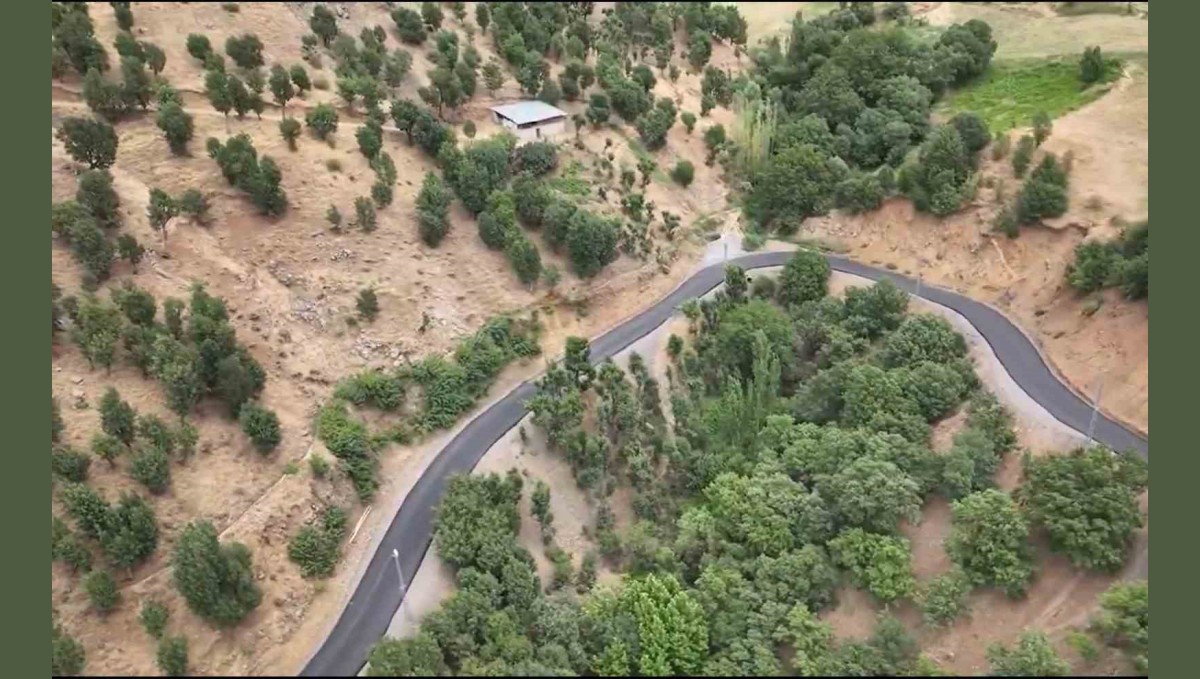 Şemdinli Güleç mezrası yolu asfaltlandı