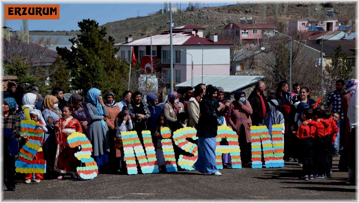 Şenkaya'da 23 Nisan coşkusu