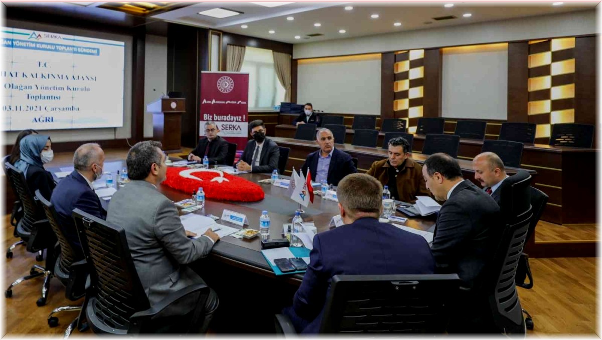 SERKA'nın 81'inci Olağan Yönetim Kurulu Toplantısı Ağrı'da yapıldı