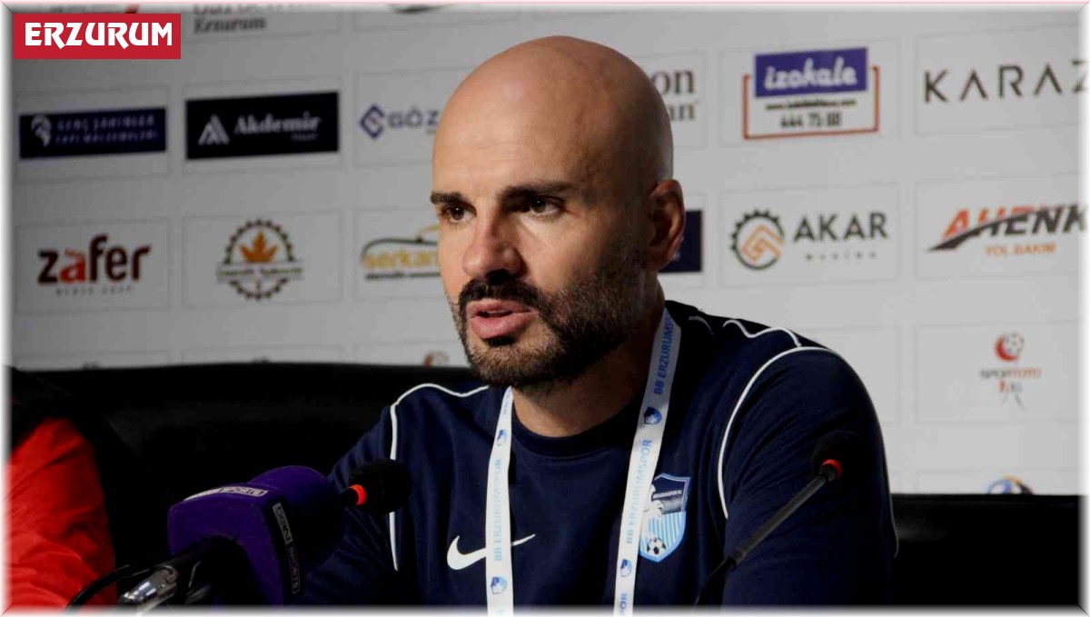 Serkan Zaimoğlu: "Son saniye golü ile mağlup olduğumuz için çok üzgünüz"