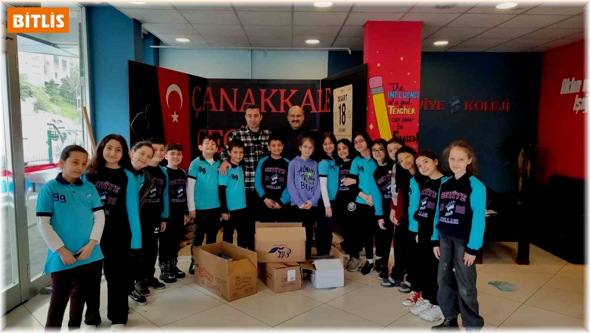 Seviye Okullarından Adilcevaz'a kitap desteği