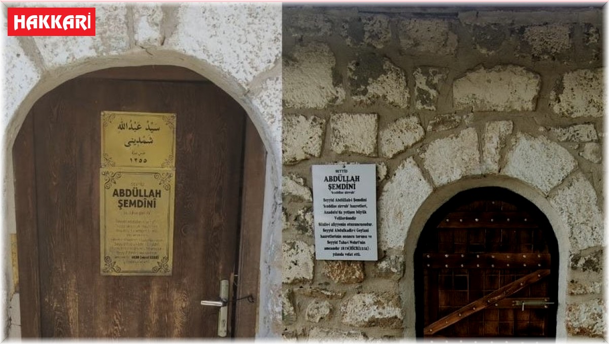 Seyyid Tâhâ-i Hakkâri ve Seyyid Abdullah-ı Şemdini Hazretlerinin kabri yenileniyor