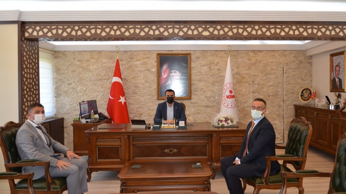 SGK heyetinden Kaymakam Çelik'e ziyaret