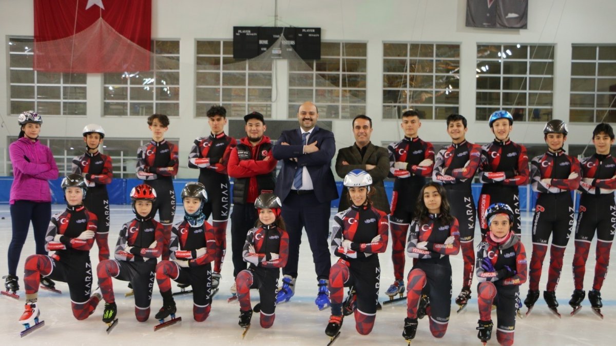 Short Track yarışçıları istedi, Başkan Orhan geri çevirmedi