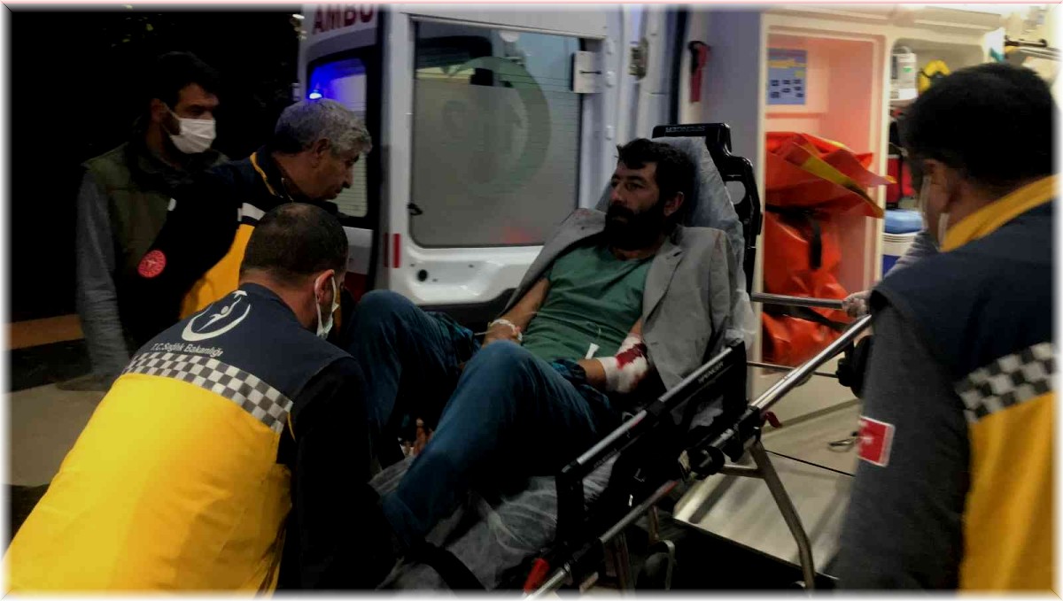 Silahıyla domuzları vurmak isteyen çoban kendini yaraladı