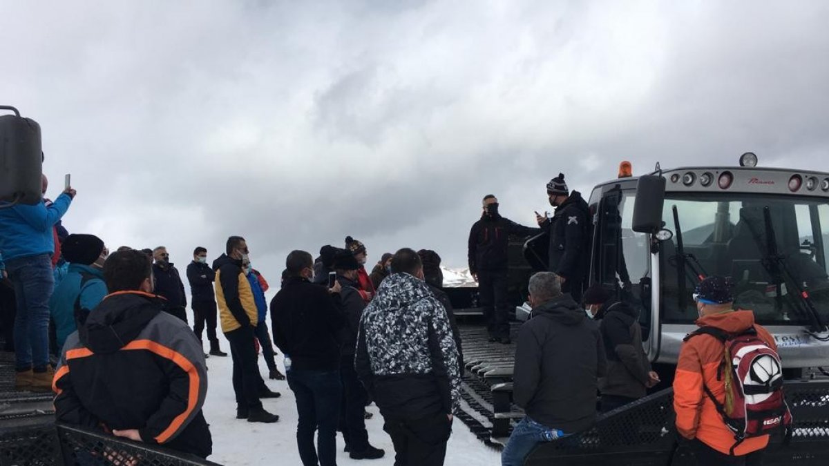 Snowtrack eğitim kursu Erzincan'da yapıldı