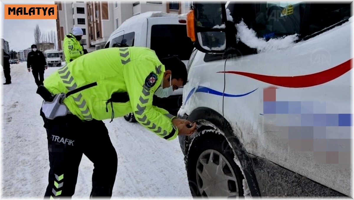 Şoförlere kış lastiği uyarısı