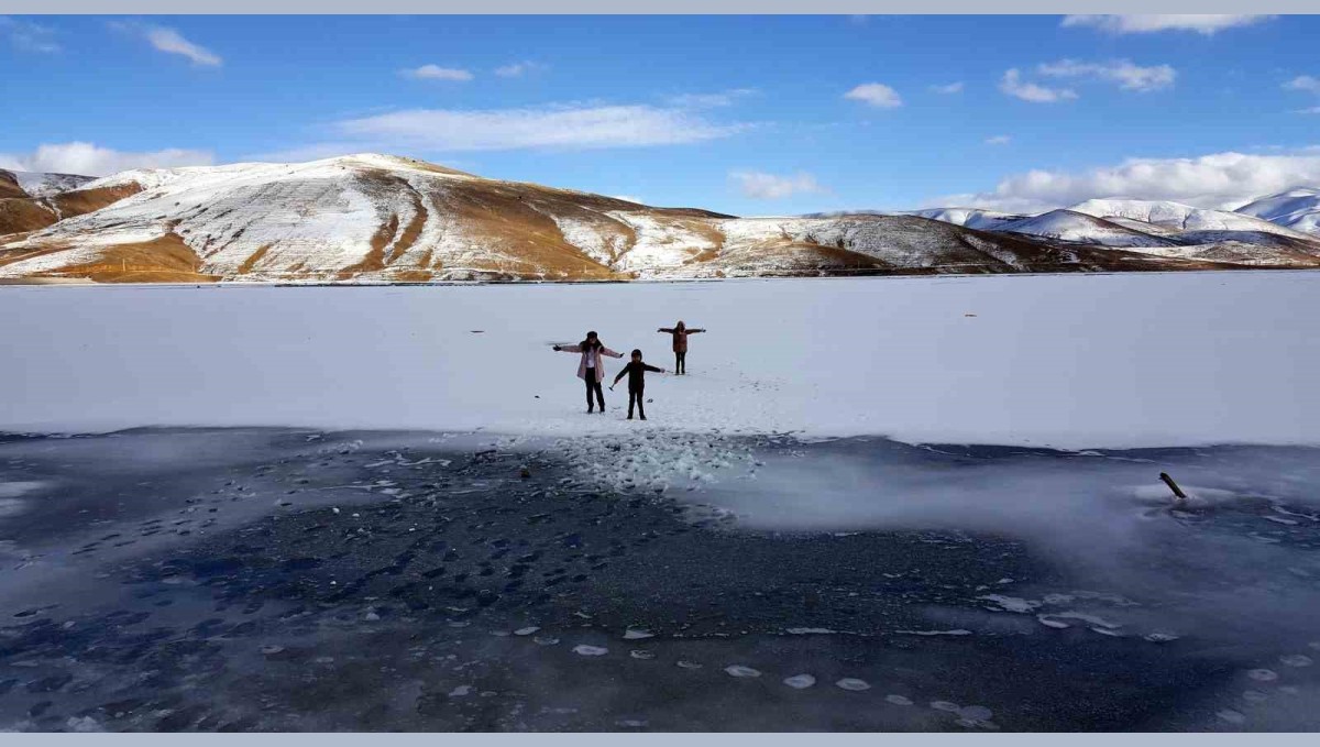 Soğuk hava göletleri dondurdu