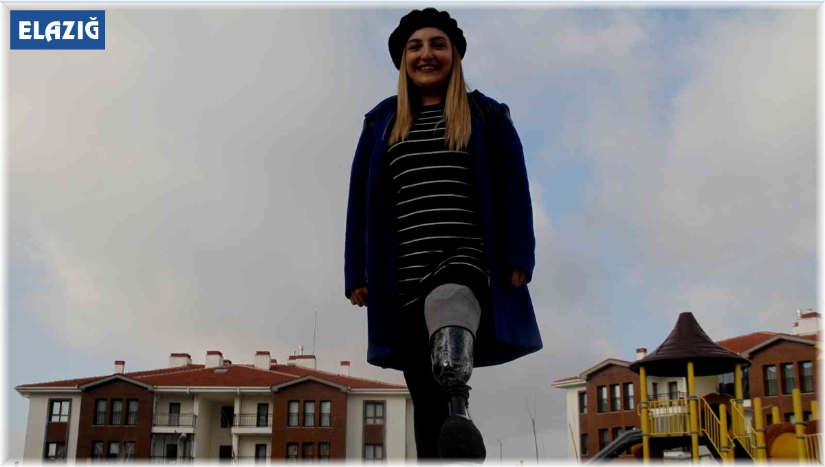 Sol bacağı olmadan dünyaya geldi, engelin engel olmadığını kanıtladı